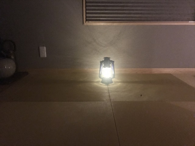 ランタン　LED　電球色